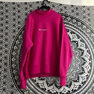Pink champion turtleneck